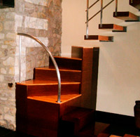 Custom staircase. Private house. Gijn.