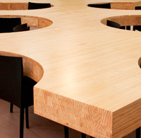 Custom table. University of Oviedo. Asturias.