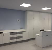 furniture and counter, in compact, for hospital in Soria