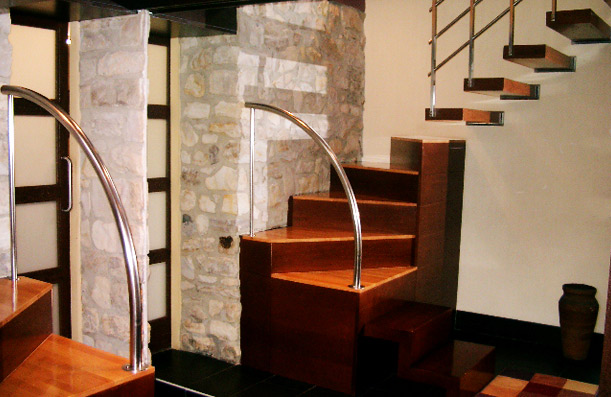 Custom staircase. Private house. Gijn.