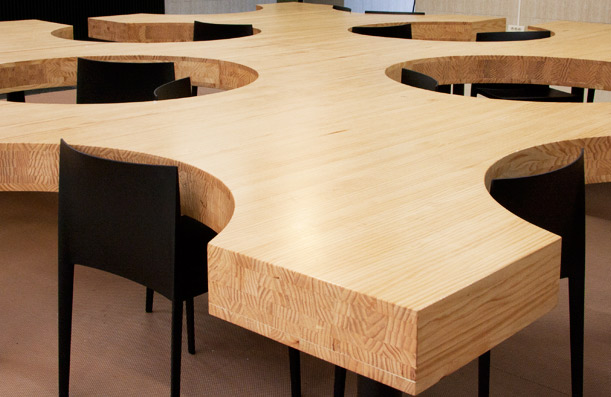 Custom table. University of Oviedo. Asturias.