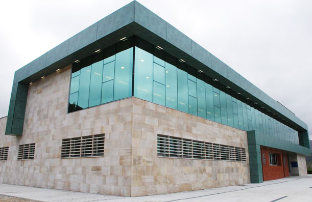 Trespa facade in Health Center. Ribadesella