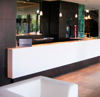 Custom Corian Counter. Spa Hotel. Gijn.