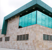 Trespa facade in Health Center. Ribadesella